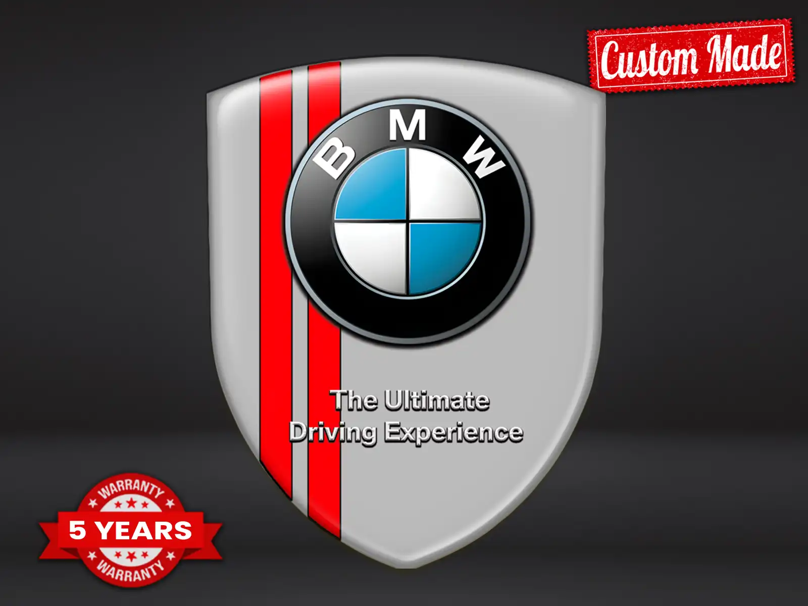 BMW Firmenlogosticker Sportlich Stern Professionell